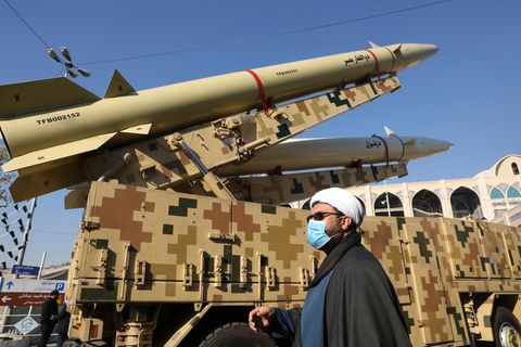 Bald könnten auch Raketen aus dem Iran in Kiew einschlagen.