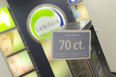Sanifair erhöht Preise auf öffentlichen WC's
