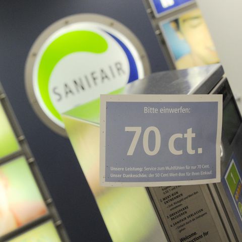 Sanifair erhöht Preise auf öffentlichen WC's