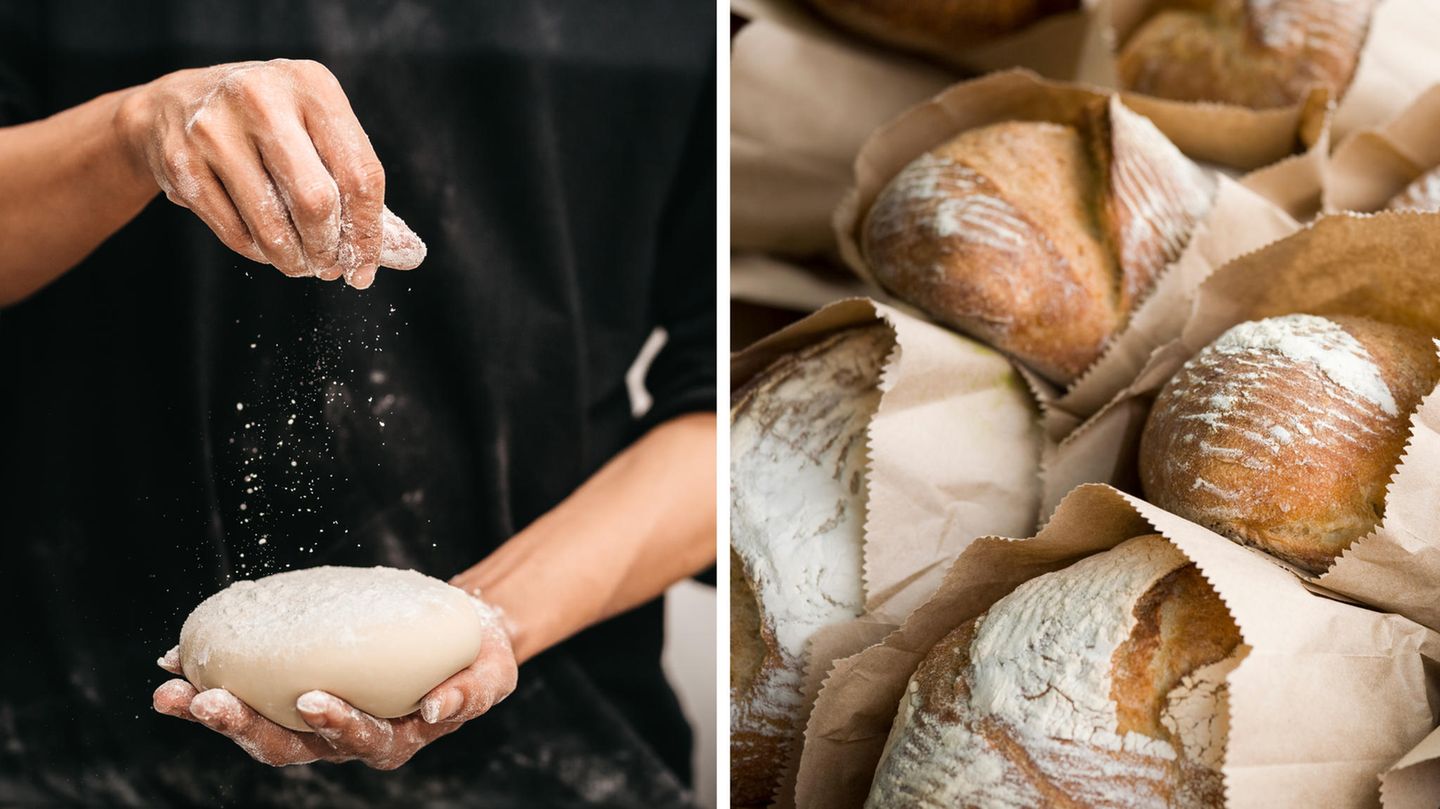 Detailaufnahme von Brot Detailaufnahme von Brot