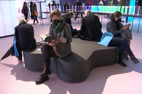 Video: Frankfurter Buchmesse hofft nach zwei Pandemie-Jahren auf Besucher-Comeback