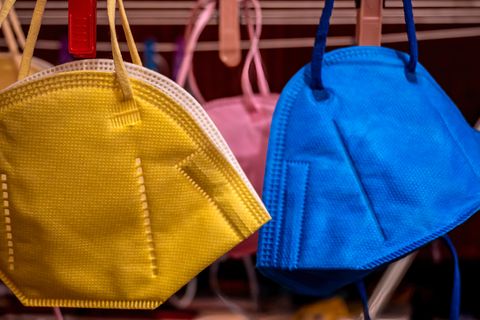 Bunte FFP2-Masken