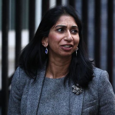 Großbritanniens (Noch-)Innenministerin Suella Braverman