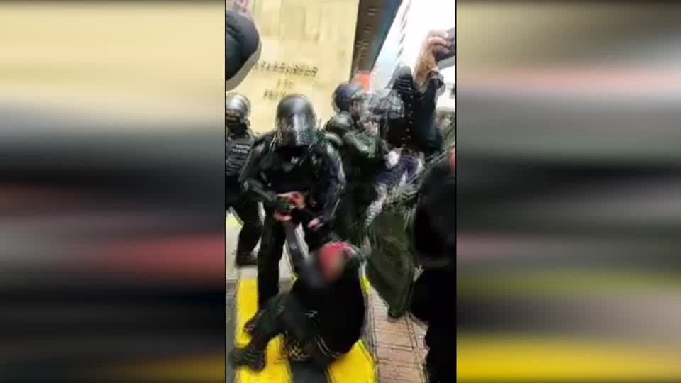 Video: Verletzte bei Protesten in Kolumbien