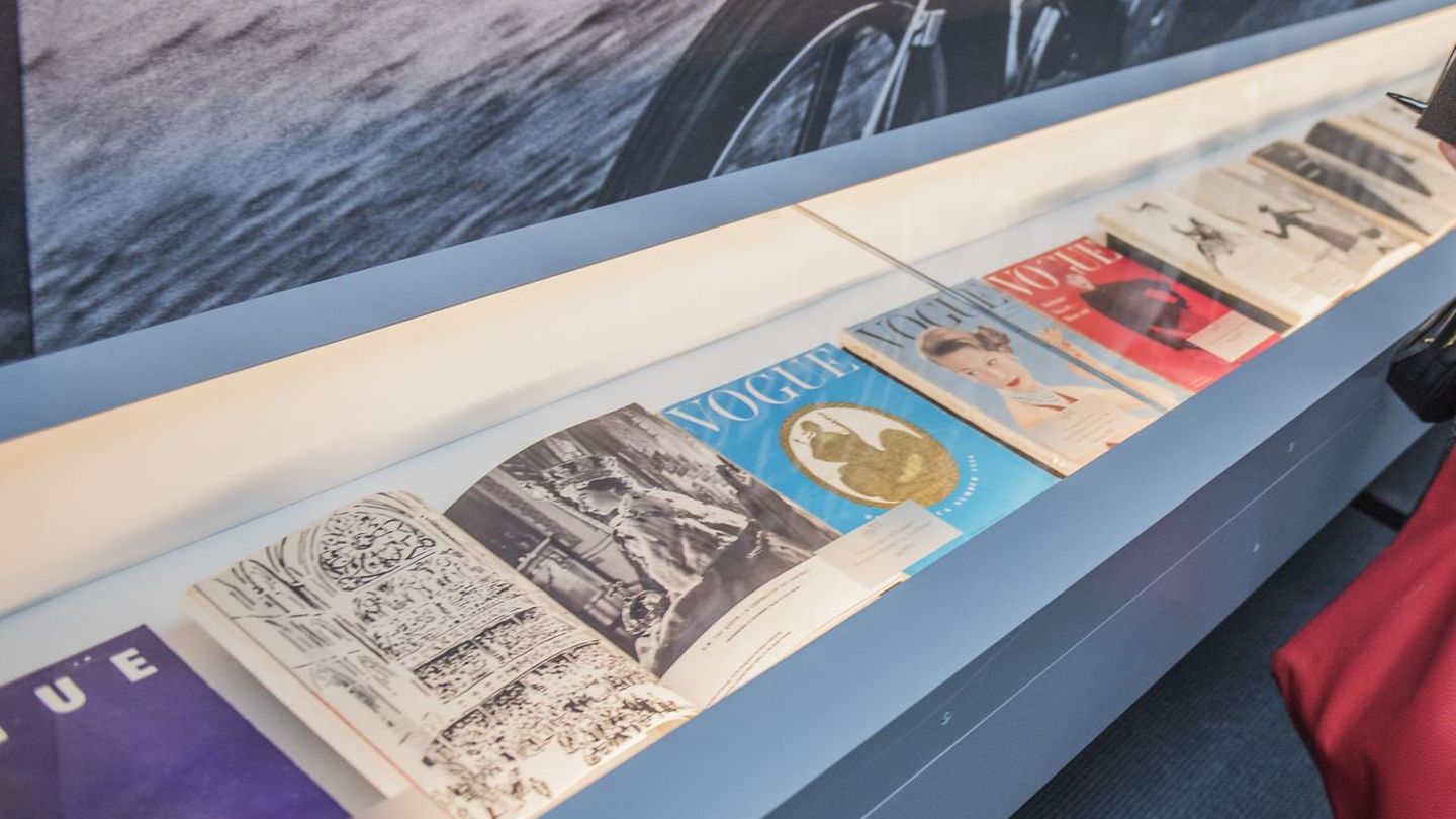 Historische "Vogue"-Cover in einer Ausstellung