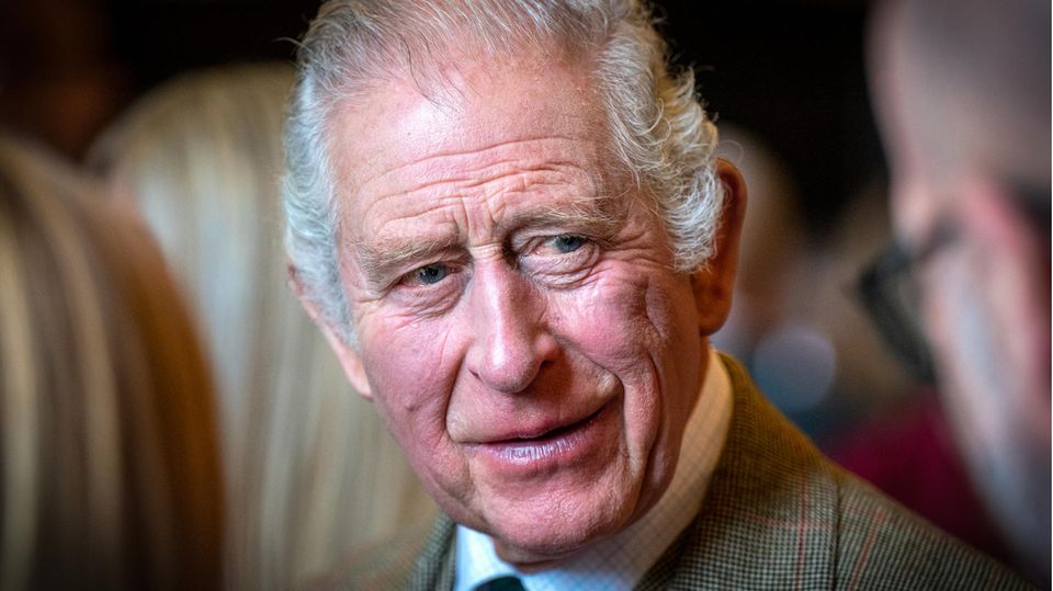 König Charles bei einem Besuch im Aberdeen Town House
