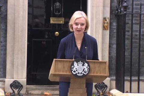 Großbritannien: "Kann das Mandat nicht erfüllen": Truss' Rücktrittserklärung im Wortlaut