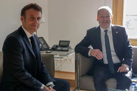 Emmanuel Macron und Olaf Scholz