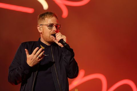 Peter Fox von der Band Seeed beim Lollapalooza Festival im Olympiapark in Berlin