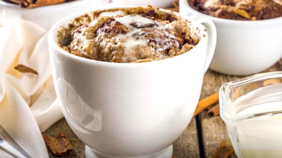 Leckeres Tassen-Rezept: Diese Zimtschnecken sind einfach gebacken