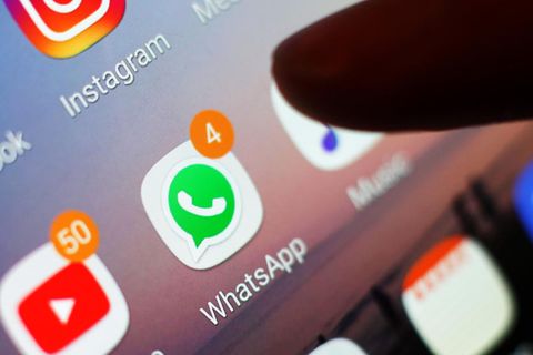 Whatsapp auf einem Smartphone