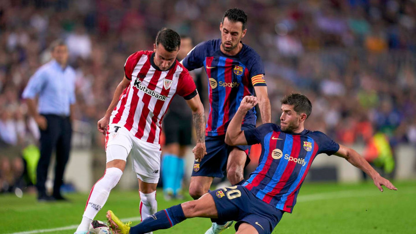 Alex Berenguer, Sergi Roberto, Sergio Busquets
