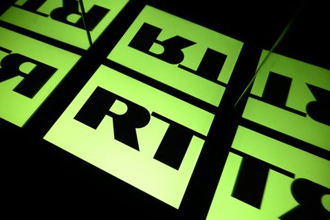 Logo des russischen Propagandasenders RT