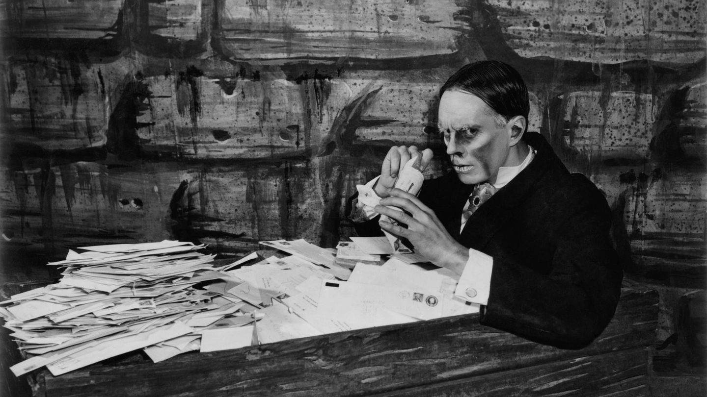 John Zacherle als Vampir geschminkt