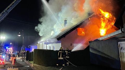Wohnhausbrand in Horb-Thalheim