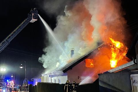 Wohnhausbrand in Horb-Thalheim