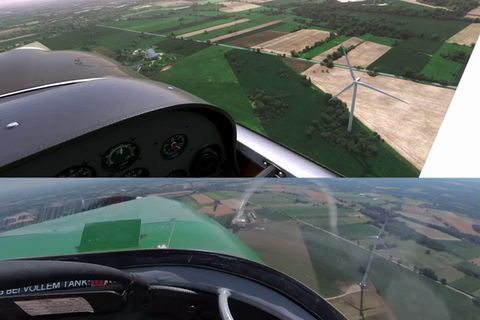 Vergleichsvideo: Microsoft Flight Simulator versus Realität