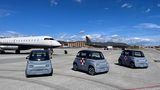 Citroen Ami am Flughafen Genua