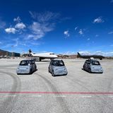 Citroen Ami am Flughafen Genua