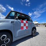 Citroen Ami am Flughafen Genua