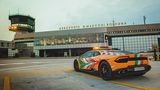 Lamborghini am Flughafen Bologna