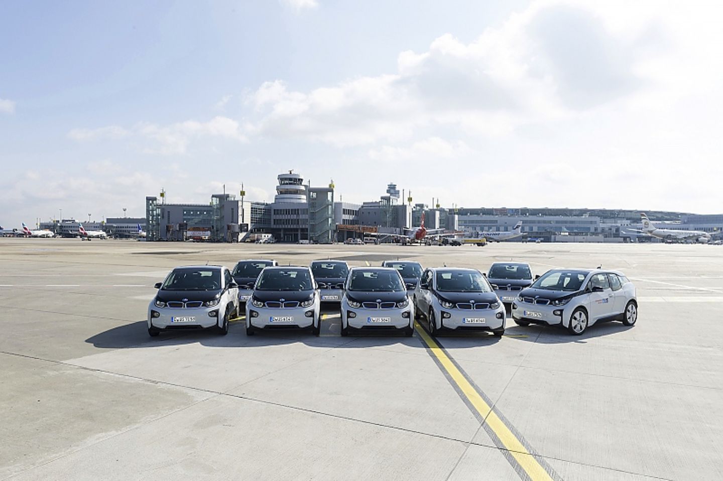 BMW Elektromodelle an deutschen Airports