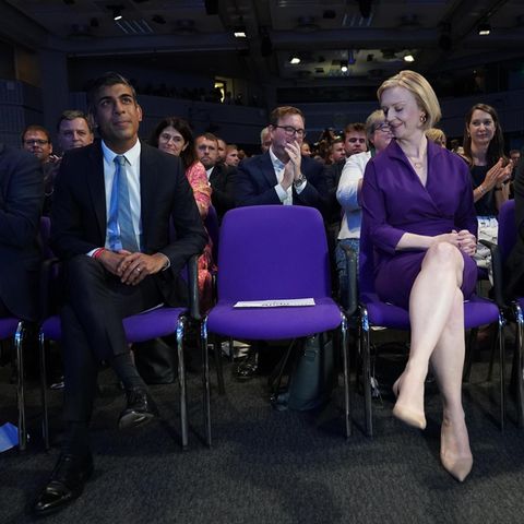 Rishi Sunak, Liz Truss und Hugh O Leary