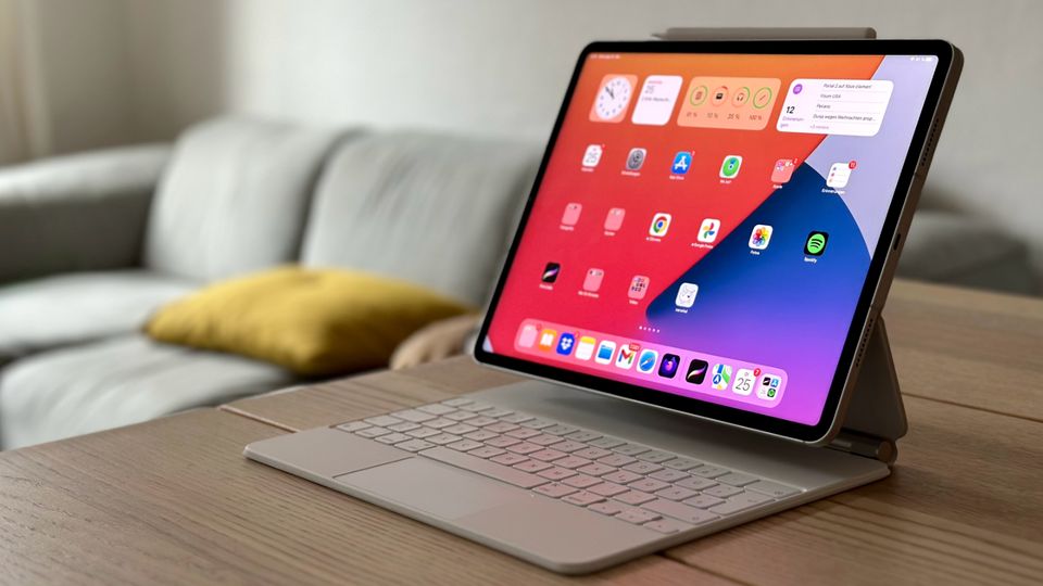 Durch das völlig unveränderte Design des neuen iPad Pro funktionieren auch das Magic Keyboard und der Apple Pencil der zweiten Generation weiter wie gewohnt