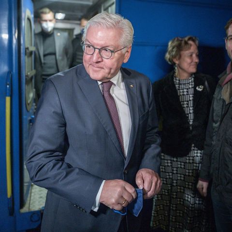 Bundespräsident Frank-Walter Steinmeier in Kiew