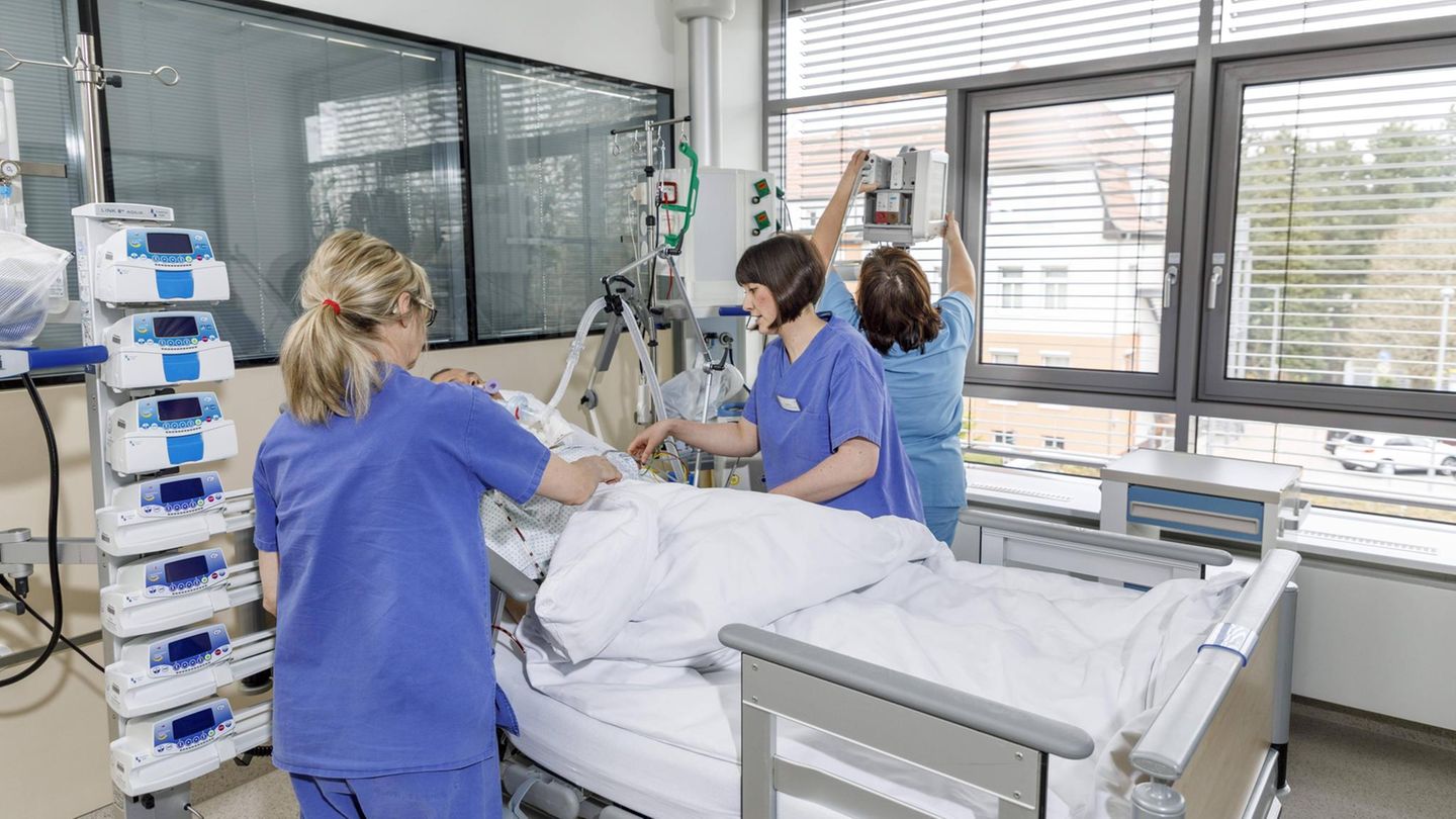 Behandlungszimmer im Spremberger Krankenhaus