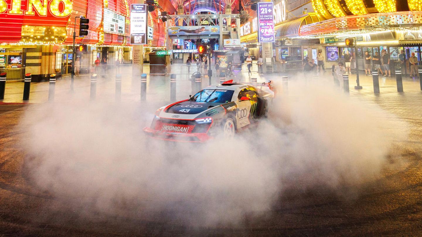 Ken Block Electrikhana Aufnahmen aus Las Vegas