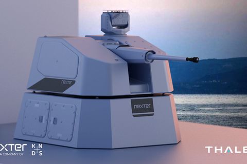 Der Turm kann auch auf Bodenfahtzeugen montiert werden.