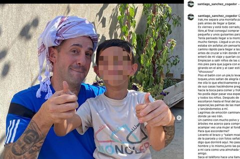 Das letzte Posting von Santiago Sánchez auf Instagram vom 1. Oktober. Einen Tag später überquerte er die Grenze zum Iran.