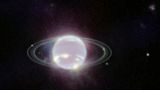 James Webb Neptun leuchtende Kugel
