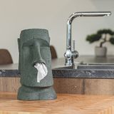 Kosmetiktücher mit Stil  Ein nahezu unverzichtbares "Tool" für Frauen ist die Schachtel mit Kosmetiktüchern. Auch wenn sich einige Hersteller neuerdings mehr Mühe im Verpackungsdesign geben, so toll sehen die Boxen im Bad oder Wohnbereich nun auch nicht aus. Der Anbieter Rotary Hero hat sich gleich eine ganze Schaar verrückter und kitschiger Alternativen ausgedacht von Osterinselköpfen, Geisha-Gemälden bis hin zum T-Rex.