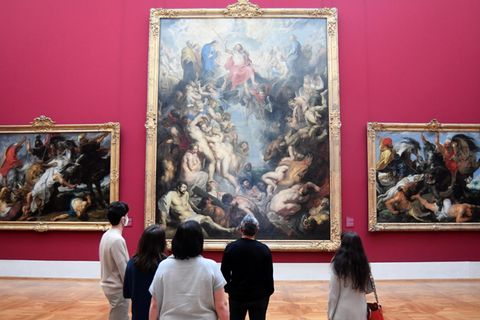 "Das Große jüngste Gericht" von Peter Paul Rubens in der Alten Pinakothek in München. Museen sorgen sich um ihre Kunst.