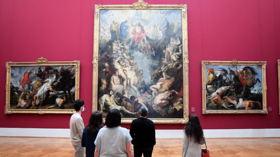 "Das Große jüngste Gericht" von Peter Paul Rubens in der Alten Pinakothek in München. Museen sorgen sich um ihre Kunst.