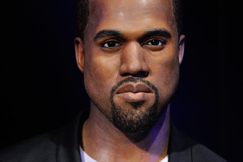 Die Wachsfigur von Kanye West im Madame Tussauds in London