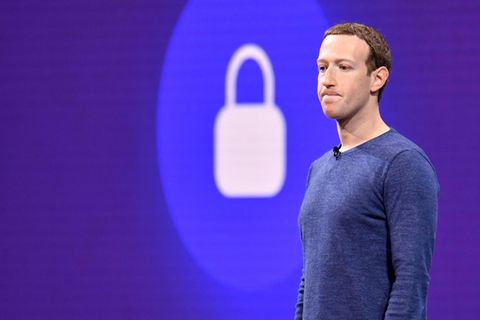 Meta-Chef Mark Zuckerberg bei einer Veranstaltung im San Jose McEnery Convention Center