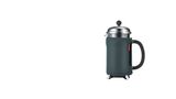 Einen Schal für den Kaffee: Bodum Kaffeewärmer  Pressstempel-Kannen bereiten leckeren, vollmundigen Kaffee. Doch leider wird der in der dünnwandigen Glaskanne schnell kalt. Um das Abkühlen etwas zu verlangsamen, gibt es diesen Kaffeewärmer.