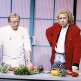 Alfons Schuhbeck und Thomas Gottschalk in TV-Küche
