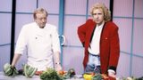 Alfons Schuhbeck und Thomas Gottschalk in TV-Küche