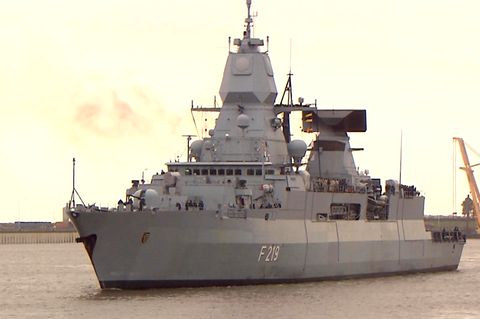 Deutsches Kriegsschiff: Video zeigt ersten Drohnen-Abschuss mit Laser-Waffe