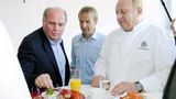 Uli Hoeneß, Jürgen Klinsmann und Alfons Schuhbeck