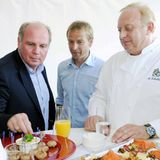 Uli Hoeneß, Jürgen Klinsmann und Alfons Schuhbeck