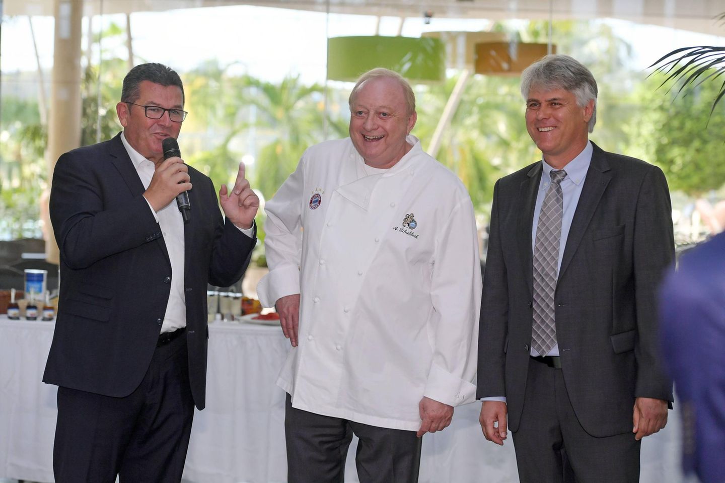 Alfons Schuhbeck bei einem Catering-Event