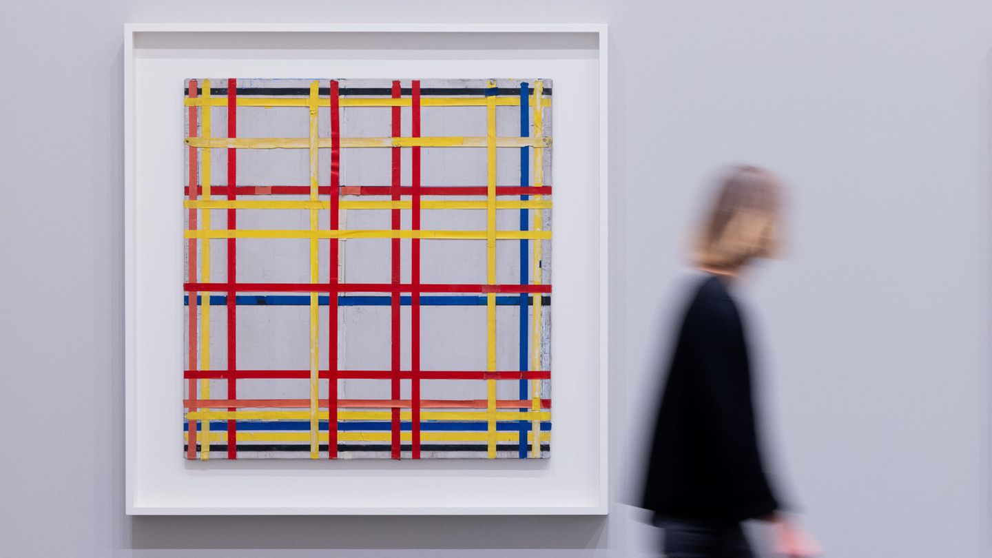 "New York City 1" von Piet Mondrian