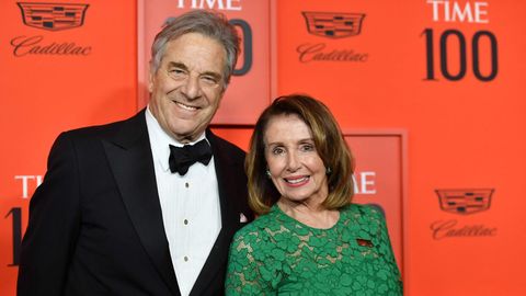 Paul Pelosi (l) und seine Frau Nancy 