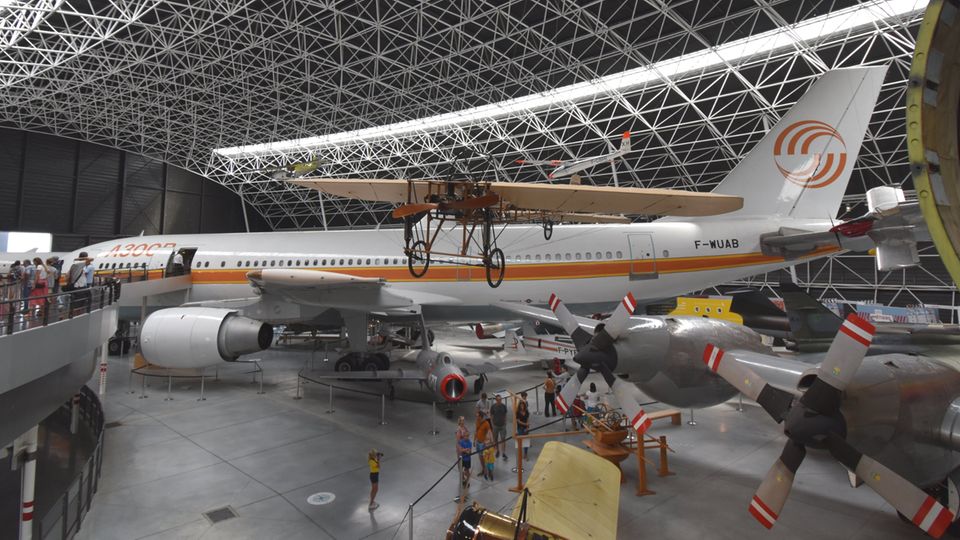 Steht bereits im Musée Aeroscopia, dem Luftfahrtmuseum am Flughafen Toulouse: Dieser Airbus A300 war einst bei Laker Airways und PamAm im Einsatz.