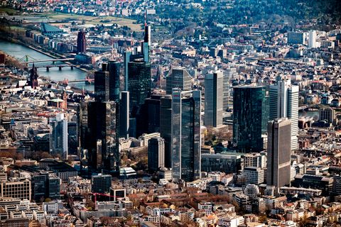 In Frankfurt am Main soll sich eine "Servicestation" Chinas befinden